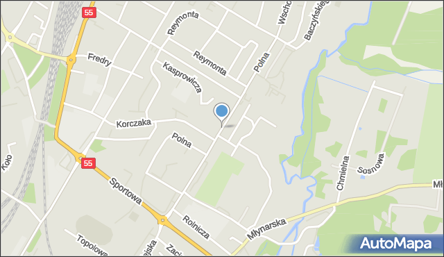 Kwidzyn, Polna, mapa Kwidzyn