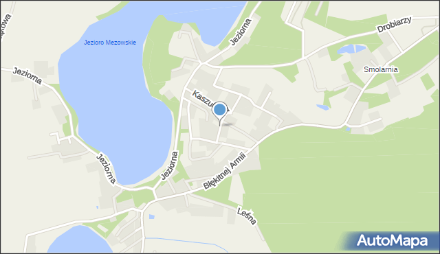 Mezowo, Pomorska, mapa Mezowo