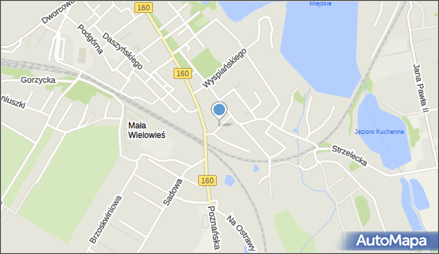 Międzychód, Pohla Stanisława, mapa Międzychód