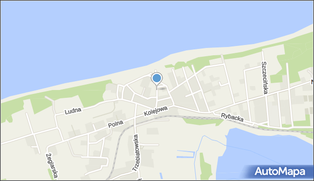 Niechorze, Pomorska, mapa Niechorze