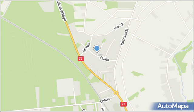 Nowa Sarzyna, Polna, mapa Nowa Sarzyna