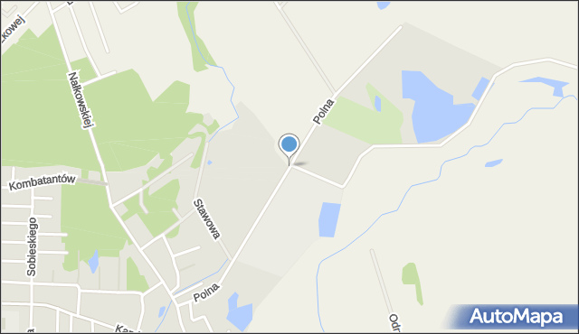 Nowa Sól, Polna, mapa Nowa Sól