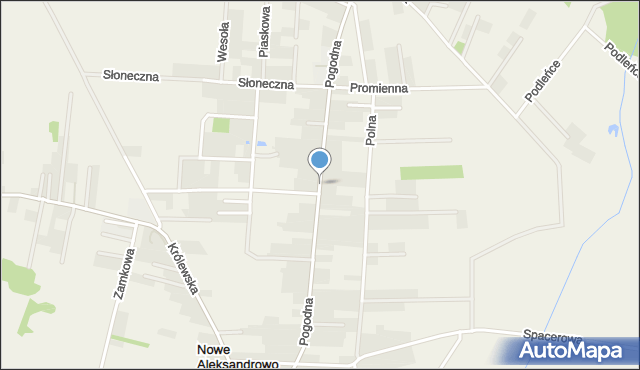Nowe Aleksandrowo, Pogodna, mapa Nowe Aleksandrowo