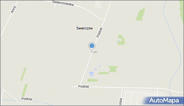 Piotrków Trybunalski, Podole, mapa Piotrków Trybunalski