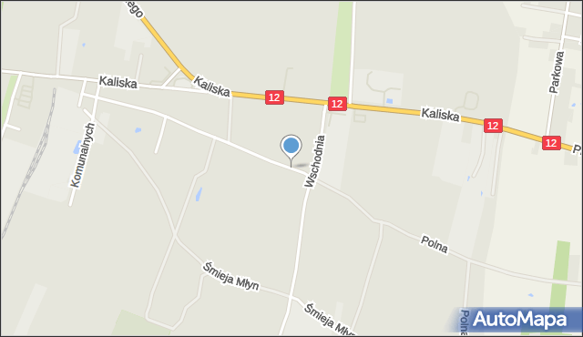 Pleszew, Polna, mapa Pleszew