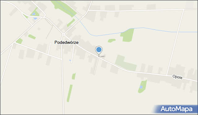 Podedwórze, Podedwórze, mapa Podedwórze