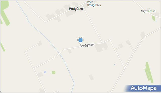 Podgórze gmina Ciepielów, Podgórze, mapa Podgórze gmina Ciepielów