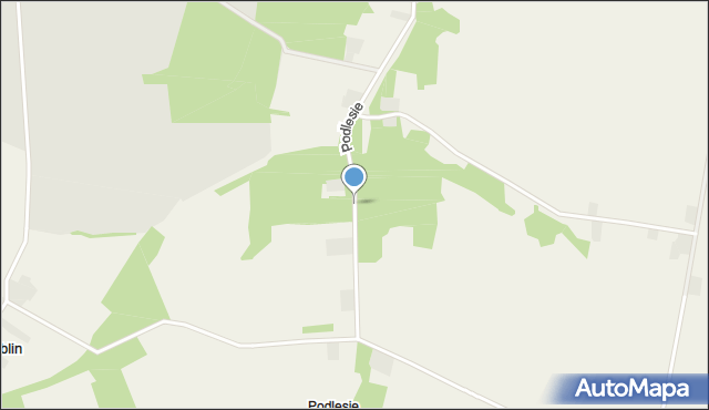 Podlesie gmina Wodzisław, Podlesie, mapa Podlesie gmina Wodzisław