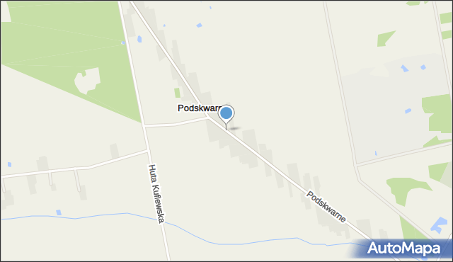 Podskwarne, Podskwarne, mapa Podskwarne