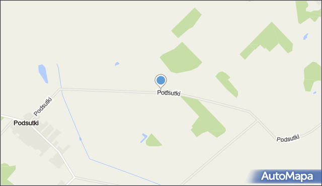 Podsutki, Podsutki, mapa Podsutki