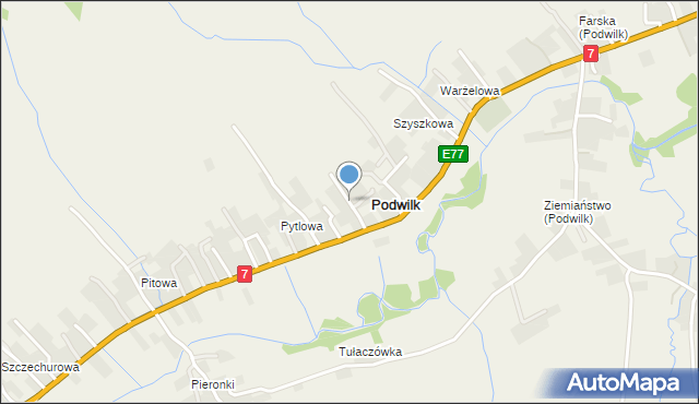 Podwilk, Podwilk, mapa Podwilk