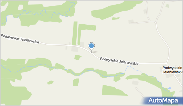 Podwysokie Jeleniewskie, Podwysokie Jeleniewskie, mapa Podwysokie Jeleniewskie