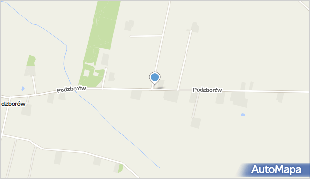 Podzborów, Podzborów, mapa Podzborów