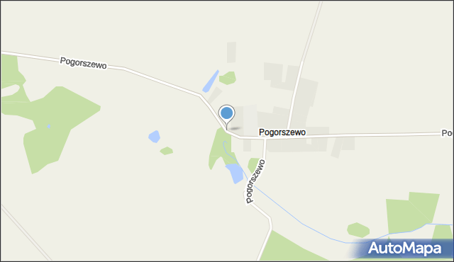 Pogorszewo, Pogorszewo, mapa Pogorszewo