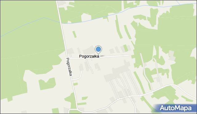 Pogorzałka gmina Jeżowe, Pogorzałka, mapa Pogorzałka gmina Jeżowe
