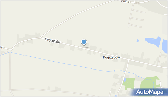 Pogrzybów, Pogrzybów, mapa Pogrzybów