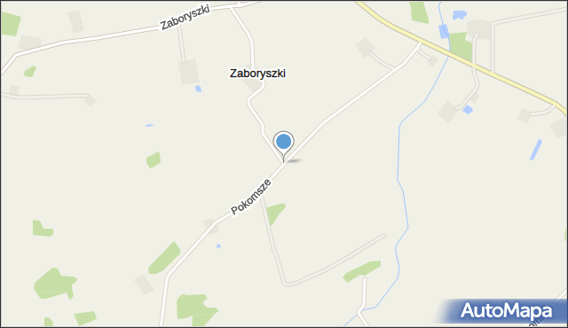 Pokomsze, Pokomsze, mapa Pokomsze