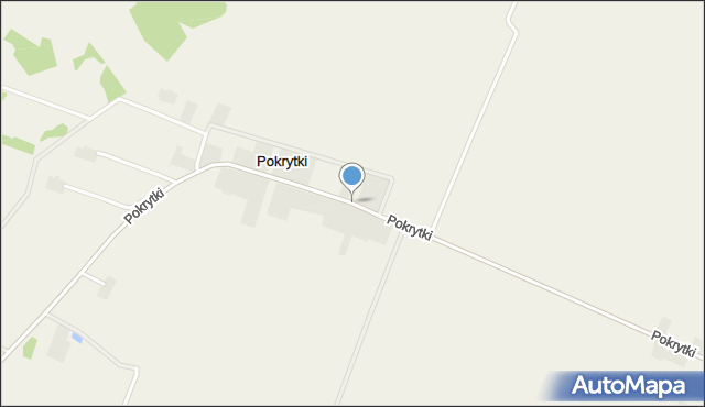 Pokrytki, Pokrytki, mapa Pokrytki