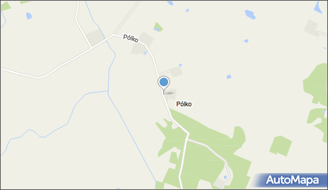 Pólko gmina Skórcz, Pólko, mapa Pólko gmina Skórcz