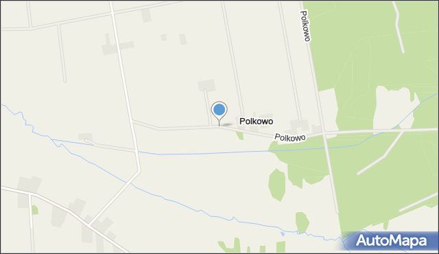 Polkowo gmina Stoczek, Polkowo, mapa Polkowo gmina Stoczek