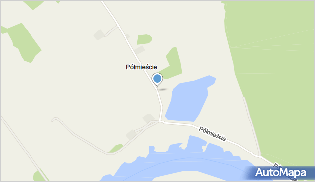 Półmieście, Półmieście, mapa Półmieście