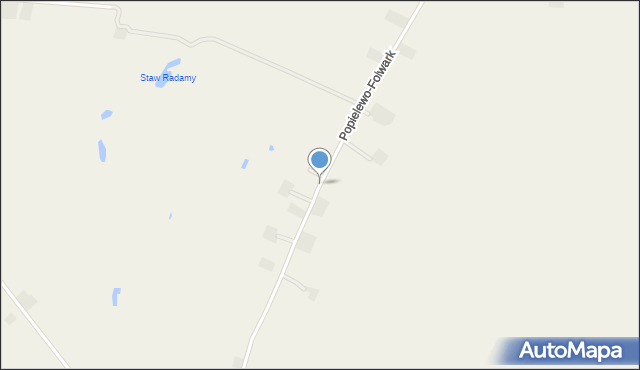 Popielewo-Folwark, Popielewo-Folwark, mapa Popielewo-Folwark