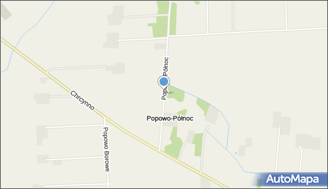 Popowo-Północ, Popowo-Północ, mapa Popowo-Północ
