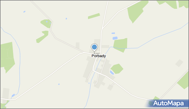 Porbady, Porbady, mapa Porbady