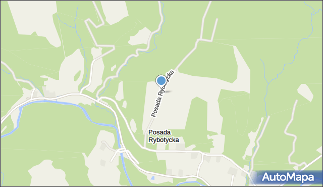 Posada Rybotycka, Posada Rybotycka, mapa Posada Rybotycka