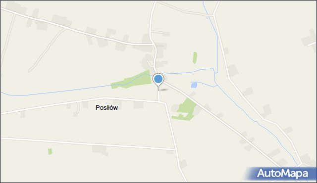 Posiłów, Posiłów, mapa Posiłów