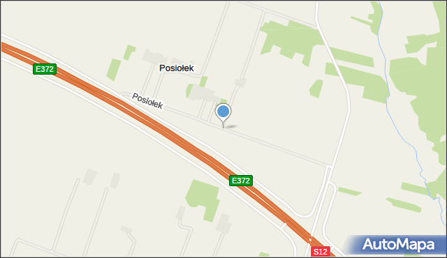 Posiołek, Posiołek, mapa Posiołek