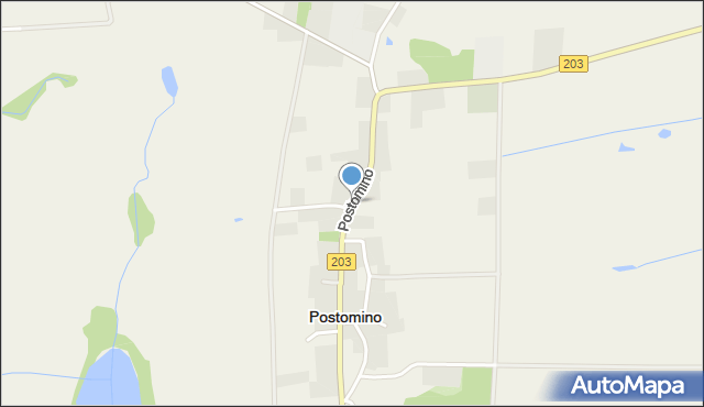 Postomino, Postomino, mapa Postomino