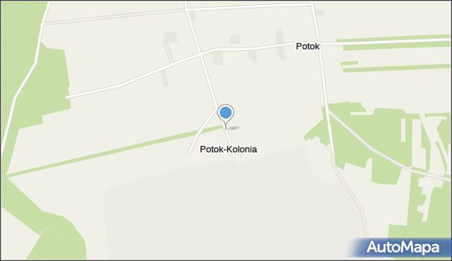 Potok-Kolonia, Potok-Kolonia, mapa Potok-Kolonia