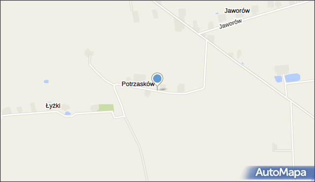 Potrzasków, Potrzasków, mapa Potrzasków