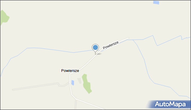 Powiersze, Powiersze, mapa Powiersze