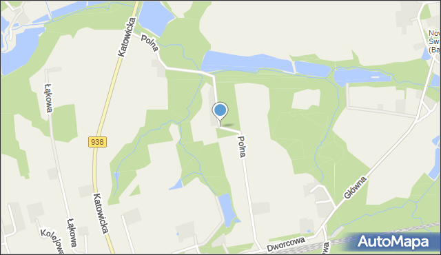 Pruchna, Polna, mapa Pruchna