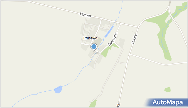 Prusewo, Polna, mapa Prusewo