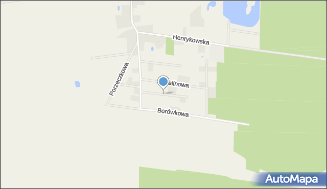 Przybyszewo gmina Święciechowa, Poziomkowa, mapa Przybyszewo gmina Święciechowa