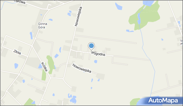 Przyjaźń, Pogodna, mapa Przyjaźń