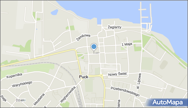 Puck, Pokoju, mapa Puck