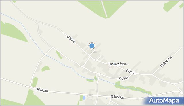 Rudno gmina Rudziniec, Polna, mapa Rudno gmina Rudziniec