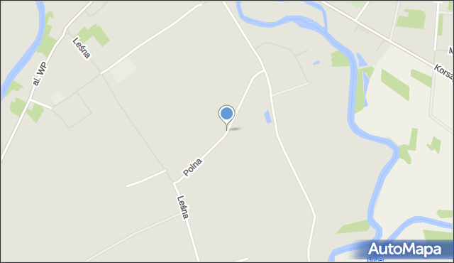 Sępopol, Polna, mapa Sępopol