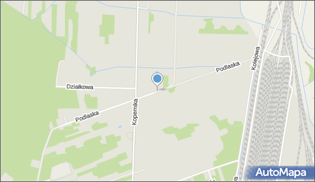 Skarżysko-Kamienna, Podlaska, mapa Skarżysko-Kamienna