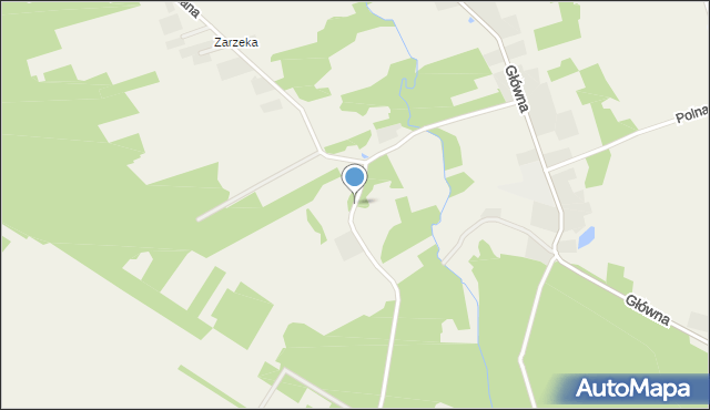 Słomków gmina Maków, Podgajna, mapa Słomków gmina Maków