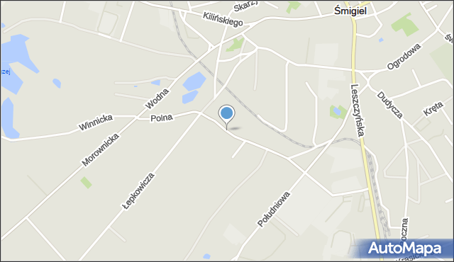 Śmigiel, Polna, mapa Śmigiel