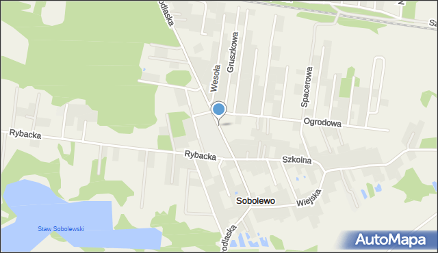 Sobolewo gmina Grabówka, Podlaska, mapa Sobolewo gmina Grabówka