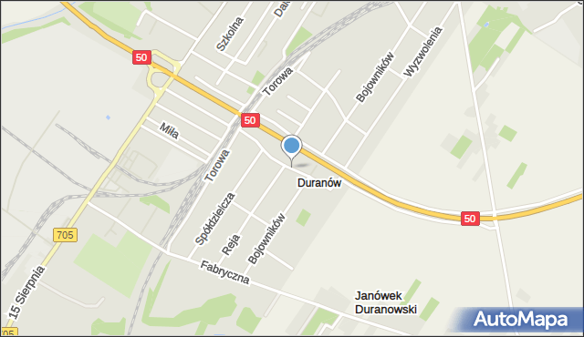 Sochaczew, Północna, mapa Sochaczew