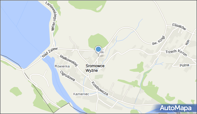 Sromowce Wyżne, Pod Skałką, mapa Sromowce Wyżne