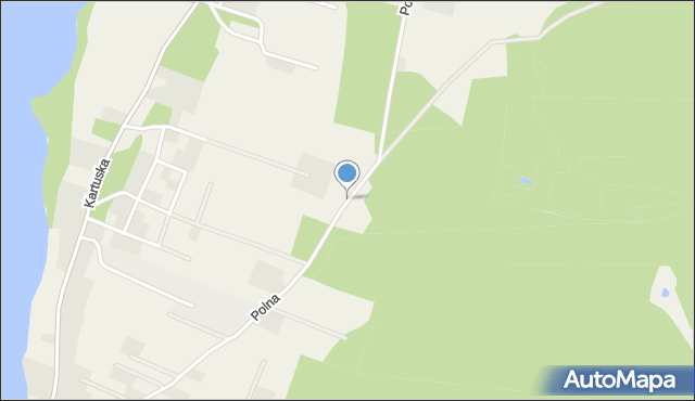 Stężyca powiat kartuski, Polna, mapa Stężyca powiat kartuski