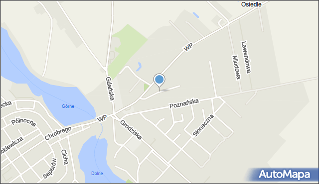 Strzelce Krajeńskie, Pogodna, mapa Strzelce Krajeńskie